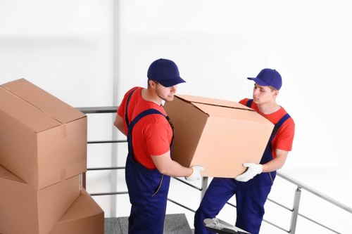 Packing and loading a moving truck for transport