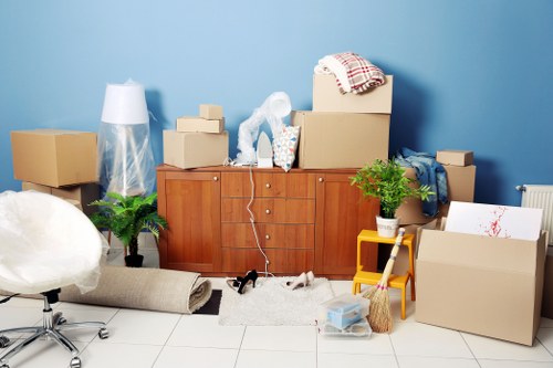 Man with van moving service helping with a small local move