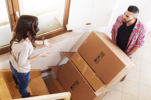 Example of a small home move with items loaded by volume