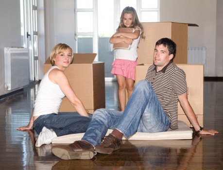 Packing and securing furniture inside a moving truck